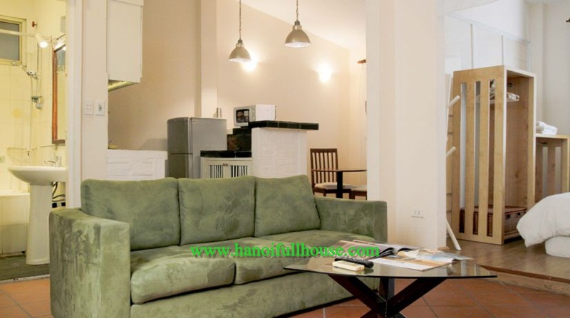 Modern serviced apartment for rent in Tay Ho for rent, 450$/month